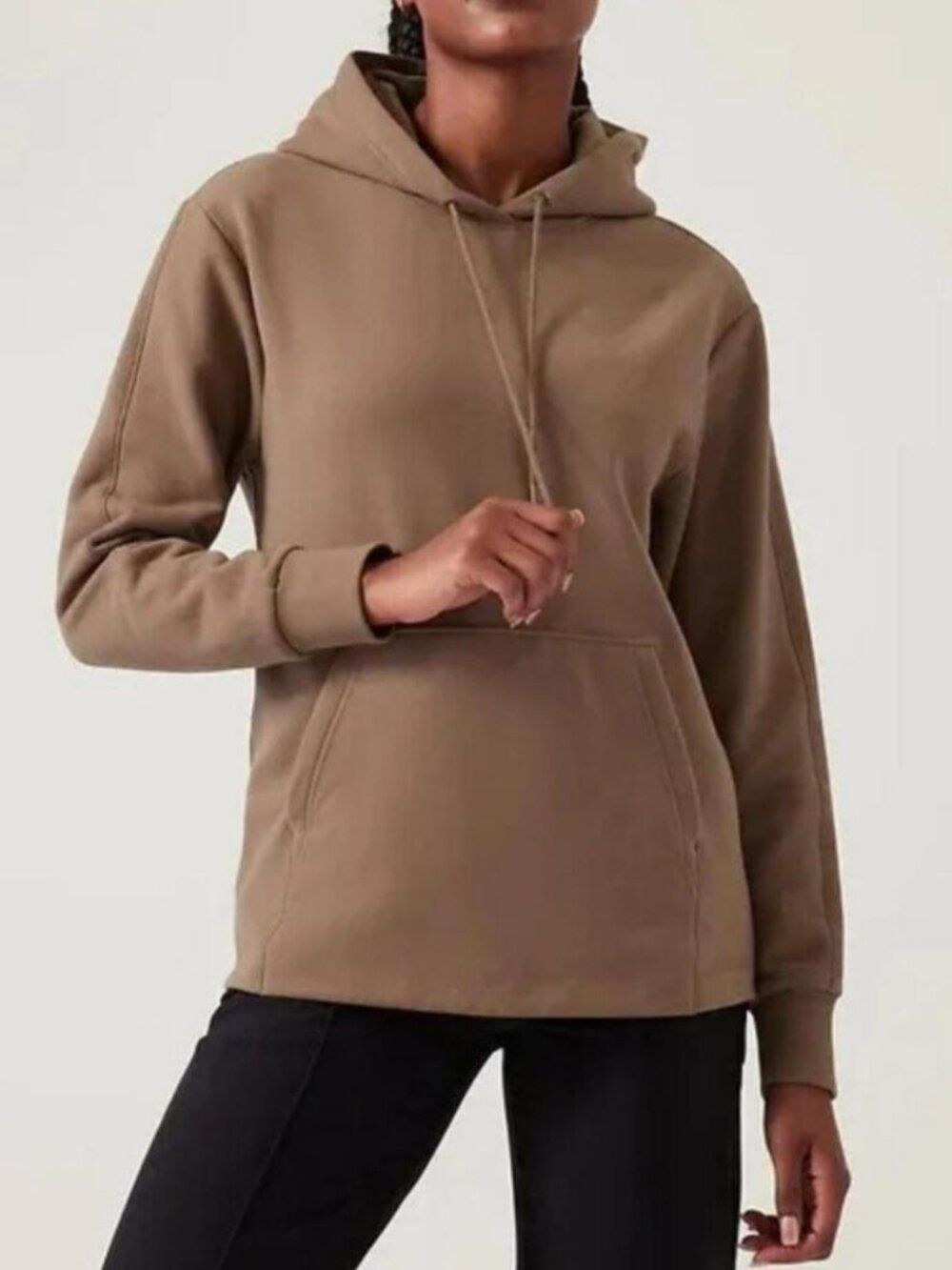 Athleta Brown Retroplush Hoodie XS